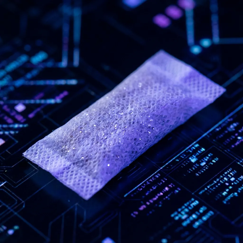 Macro Detail of Cyber Nicotine Pouch Fiber